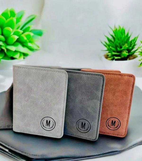Men’s Leather Wallet – Premium Monogrammed Bifold Wallet | Multiple Colors