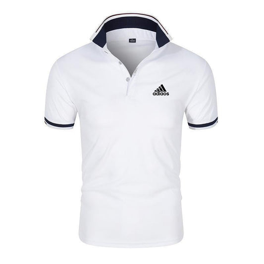 Men’s Slim Fit Polo Shirt – Korean Style Short Sleeve Casual & Formal T-Shirt