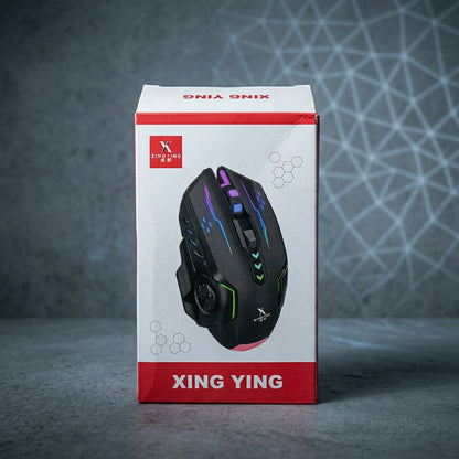 XING YING Gaming RGB Mouse | RGB LED Backlit Wired Gaming Mouse | Ergonomic Computer Mouse for PC and Laptop