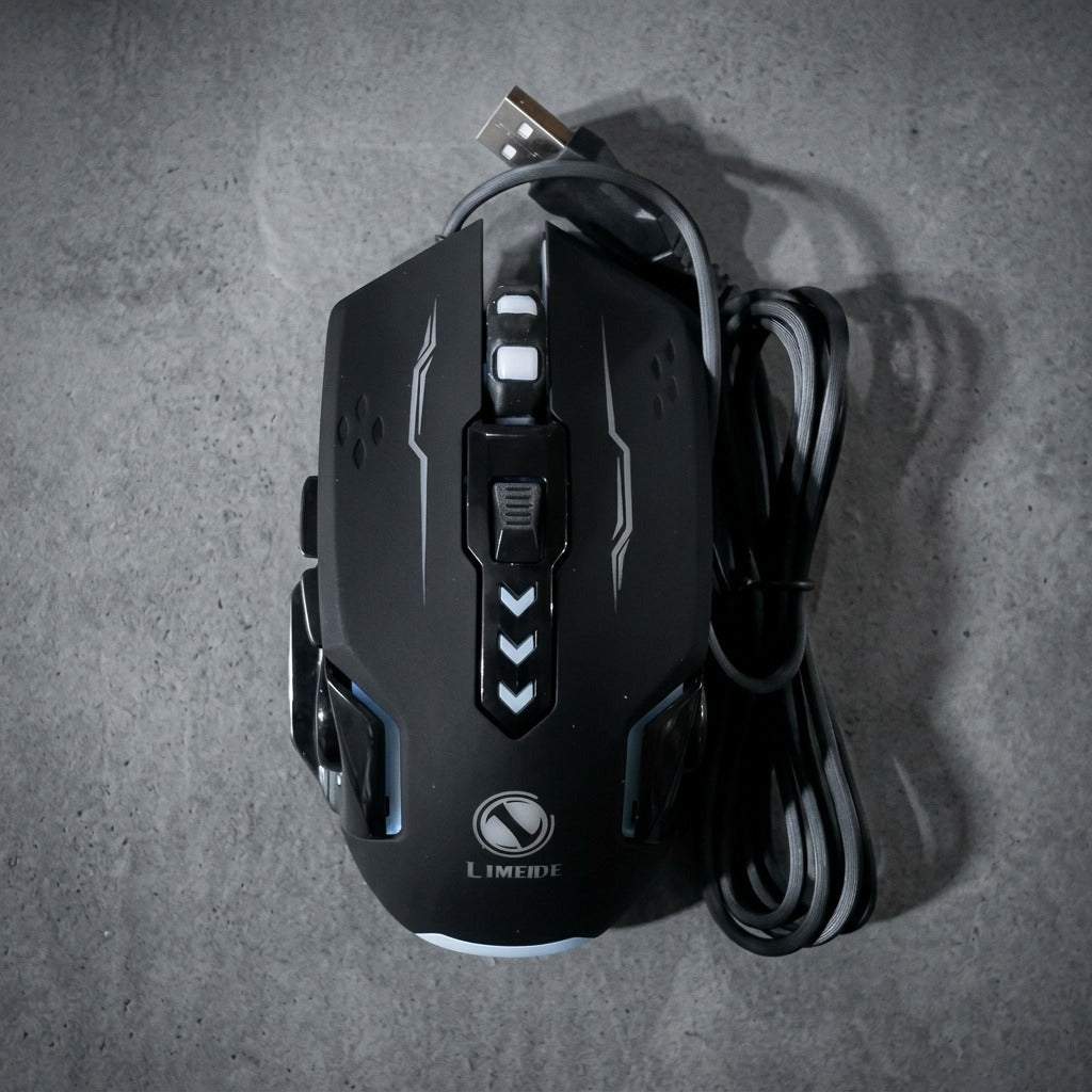XING YING Gaming RGB Mouse | RGB LED Backlit Wired Gaming Mouse | Ergonomic Computer Mouse for PC and Laptop