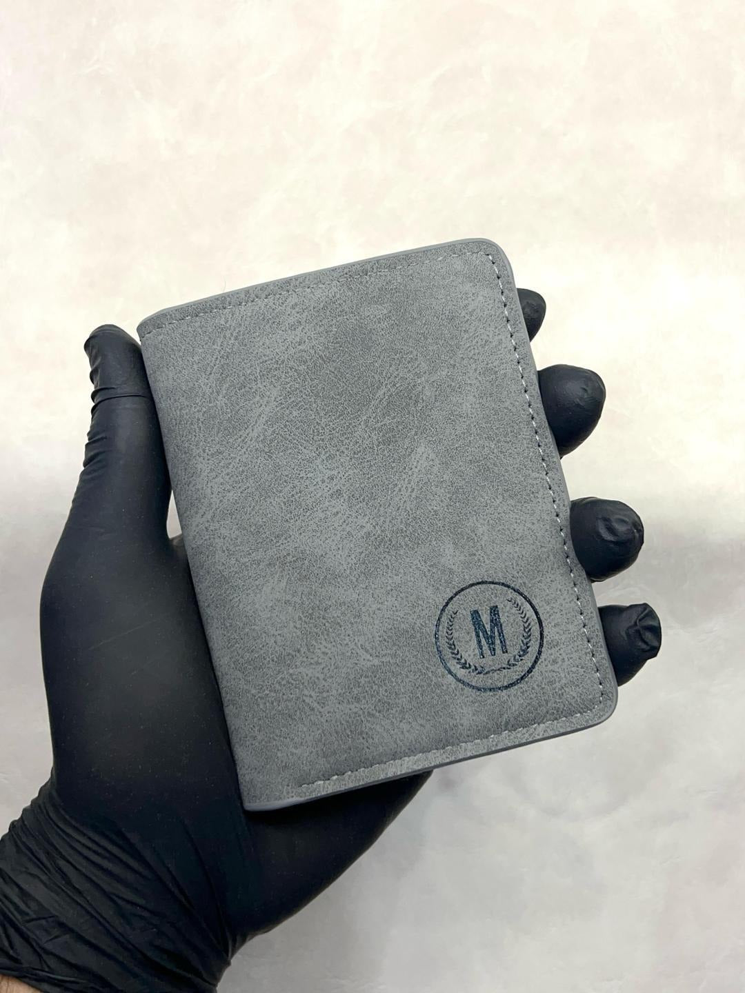 Men’s Leather Wallet – Premium Monogrammed Bifold Wallet | Multiple Colors