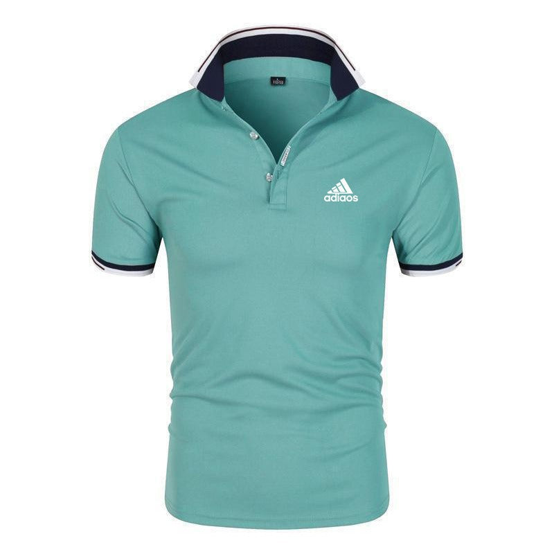 Men’s Slim Fit Polo Shirt – Korean Style Short Sleeve Casual & Formal T-Shirt
